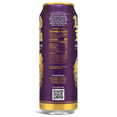 Liquid Death Soda-Flavored Sparkling Water - Doctor Death (Cherry, Cream, Spice), Less Sugar*, Huge Flavor, No Caffeine, No Artificial Sweeteners, King Size 19.2 Fl Oz (Pack of 12)