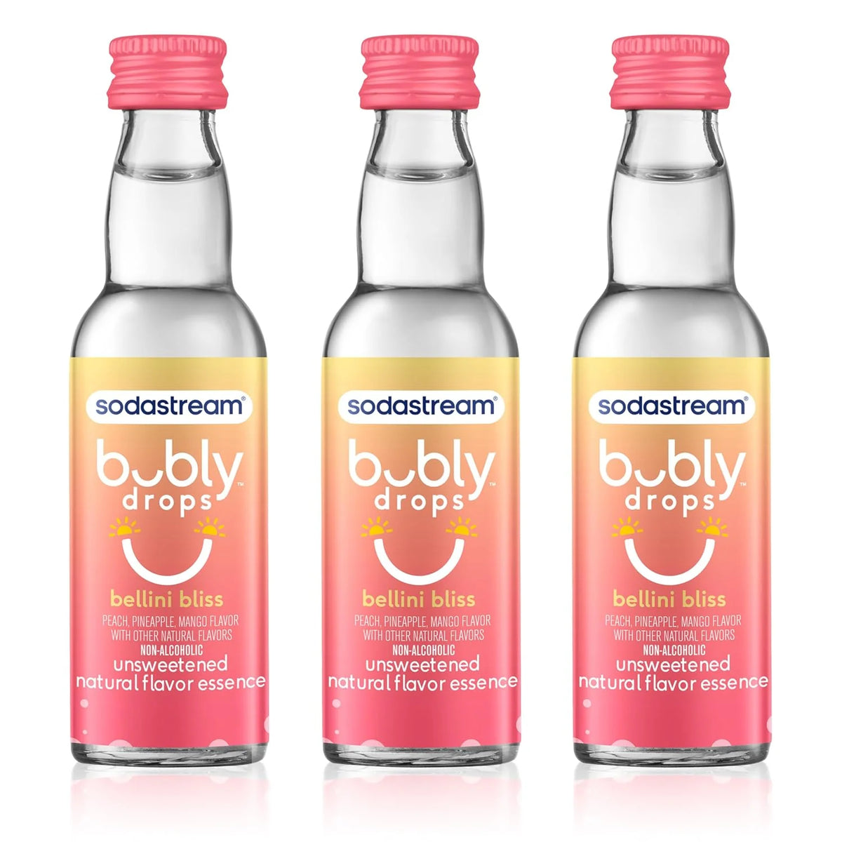 SodaStream bubly Drops, Bellini Bliss, 1.36oz (Pack of 3)