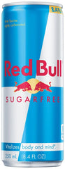 Red Bull Sugar Free Energy Drink with 80mg Caffeine plus Taurine & B Vitamins, 8.4 Fl Oz, Pack of 8 Cans