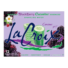 La Croix Sparkling Water, Blackberry Cucumber, 12-Pack Zero Sugar, Zero Calories, Zero Sodium