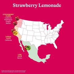 Spindrift Strawberry Lemonade Can 12 Ounce (Pack of 24)
