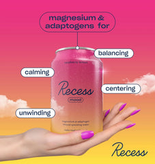 Recess Mood Calm Drink, Raspberry Lemon, 12 Pack