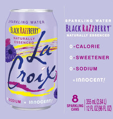La Croix Sparkling Water, Black Razzberry, 12 Fl Oz (pack of 8)