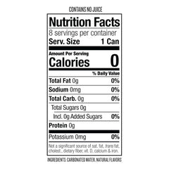 Polar Seltzer Water Georgia Peach, 12 fl oz cans, 18 pack