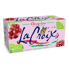 La Croix Sparkling Water, Cherry Lime, 8-Pack Zero Sugar, Zero Calories, Zero Sodium