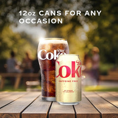 Diet Coke Caffeine Free Soda, 12 fl oz, 12 Pack (Package May Vary)
