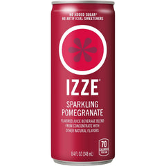 IZZE Sparkling Water Juice Beverage Blend, Dawn Variety Pack, Mango, Clementine, Strawberry, Pomegranate, No Sugar Added, 8.4 FL OZ, (Pack of 48)