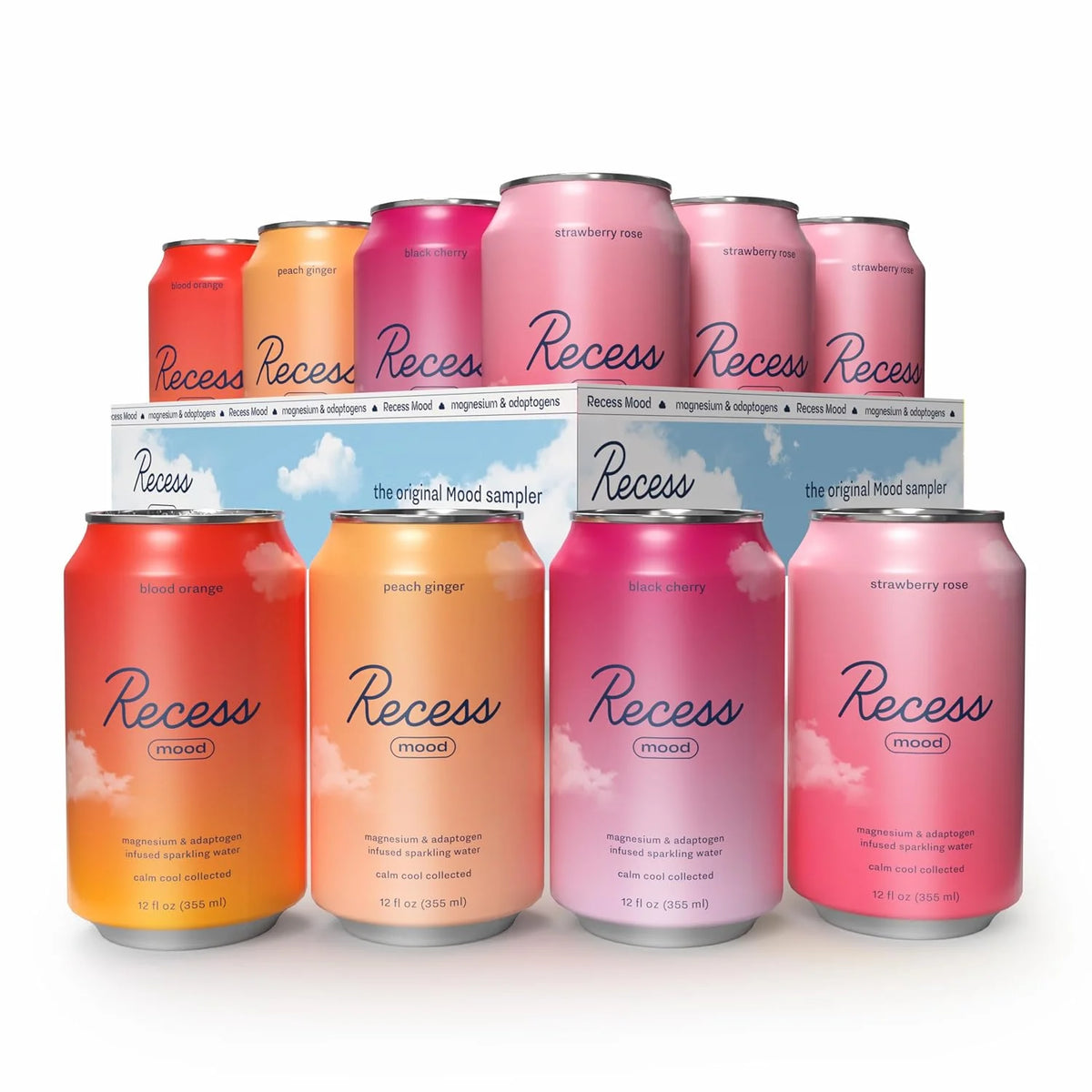 Recess Mood Calm Drink Original Variety Pack, 12 Pack