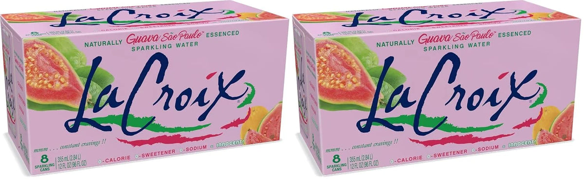 La Croix Sparkling Water, Guava Sao Paulo, 12 Fl Oz (pack of 16)