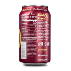 Poppi Prebiotic Soda, Root Beer, 12 Oz, 12 Pack