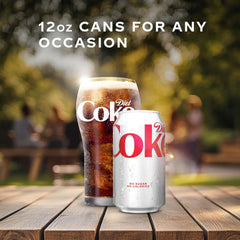 Diet Coke Soda Soft Drink Cans, 12 fl oz, 12 Pack | No sugar, no calories, 46 mg caffeine per can