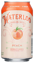Waterloo Sparkling Water Waterloo Peach Sparkling Water, 12 Fl oz, 12 Fl oz