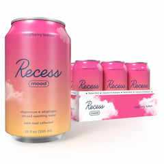 Recess Mood Calm Drink, Raspberry Lemon, 12 Pack