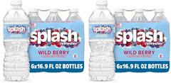 Splash Blast Refresher Wild Berry | 16.9 Fl Oz | Plastic Bottle | Pack of 12
