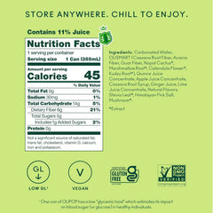 OLIPOP 6g Fiber Prebiotic Soda, Ginger Ale, 12 fl oz, 12 Pack | Shelf Stable Prebiotic Soda, 6g Fiber, 5g Sugar, Digestive Health Support, Prebiotics & Botanicals, Gluten Free, Non GMO