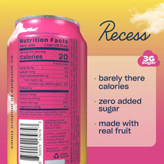 Recess Mood Calm Drink, Raspberry Lemon, 12 Pack
