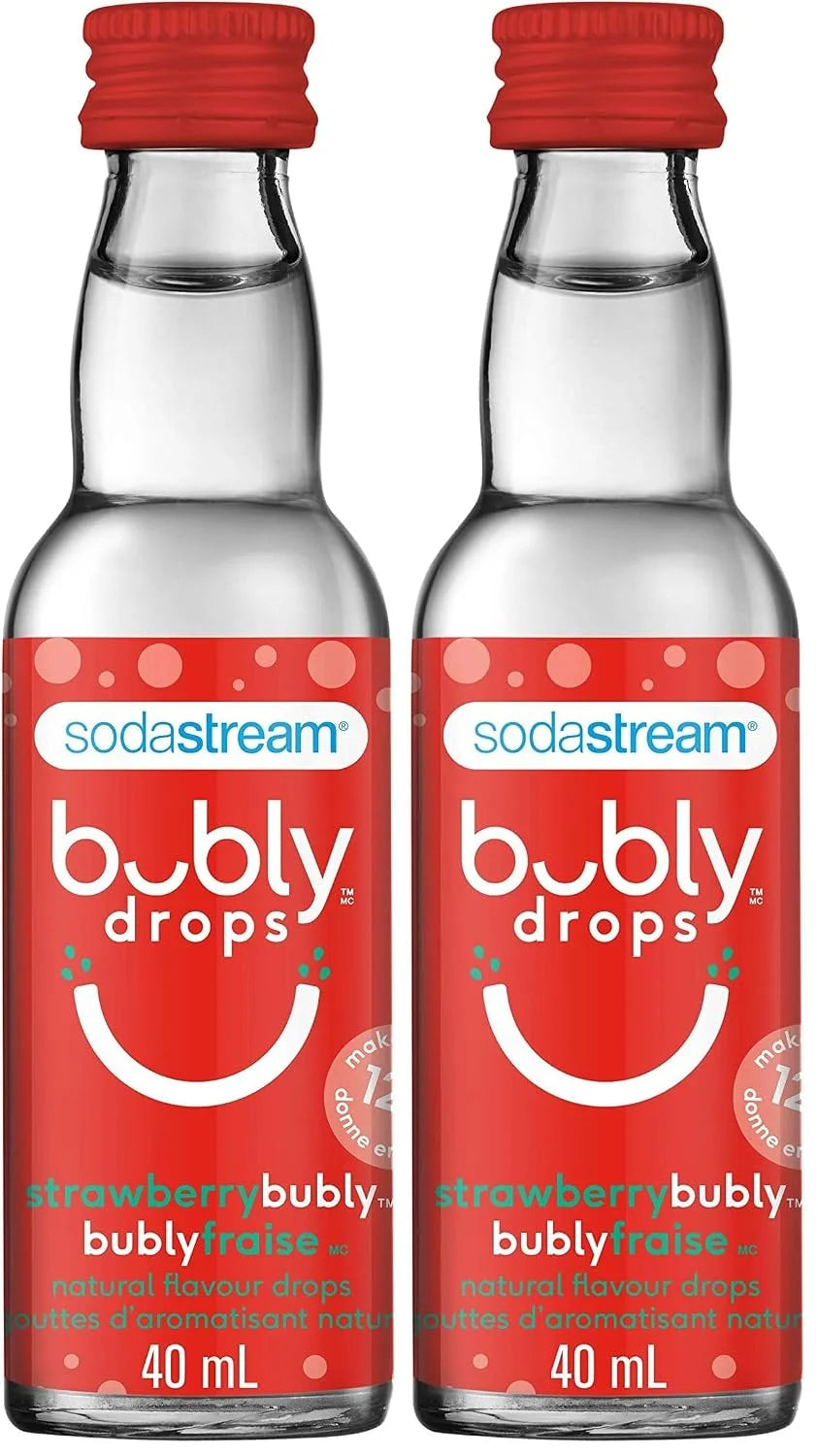 SodaStream bubly Drops Strawberry (Pack of 2)