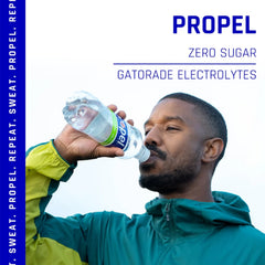 Propel, Peach, Zero Calorie Sports Drinking Water with Electrolytes and Vitamins C&E, 16.9 Fl Oz (Pack of 12)