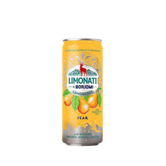 Limonati by Borjomi - Pear Lemonade with Natural Fruit Juice and Borjomi Sparkling Mineral Water - 11.15 oz, 12 Cans