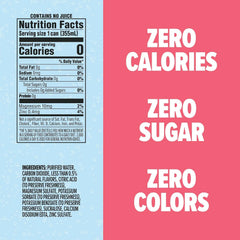 SPLASH REFRESHER Sparkling Water, Kiwi Watermelon - 8-Pack, 12 Fl Oz Cans - Flavored Carbonated Seltzer Water with Electrolytes, Zero Sugar & Zero Calories