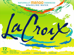 LaCroix Sparkling Water, Mango, 12 Fl Oz (pack of 36)