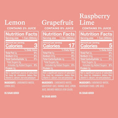 Spindrift Sparkling Water, Core 3 Flavor Variety Pack, Made with Real Squeezed Fruit, 12 Fl Oz Cans, Pack of 24