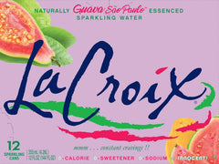 LaCroix Sparkling Water, Guava Sao Paulo, 12 Fl Oz (pack of 24)