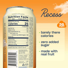Recess Mood Calm Drink, Orange Vanilla, 12 Pack